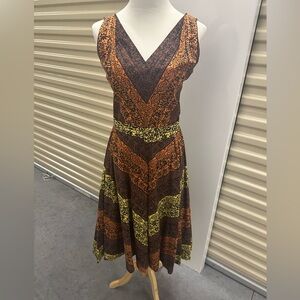 Vintage A-Line Dress 70’s Bohemian Southwestern